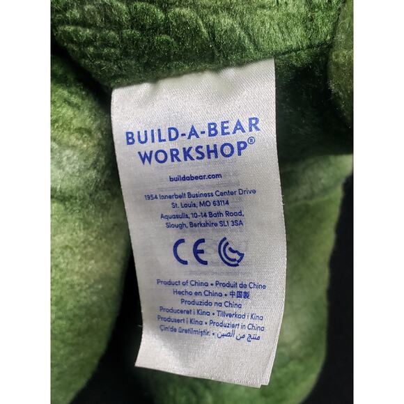 Build A Bear Green T Rex Tyrannosaurus King Dinosaur Plush Stuffed Animal BABW - Picture 7 of 9